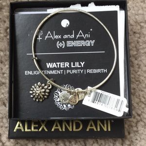 Alex and ani water lily bangle